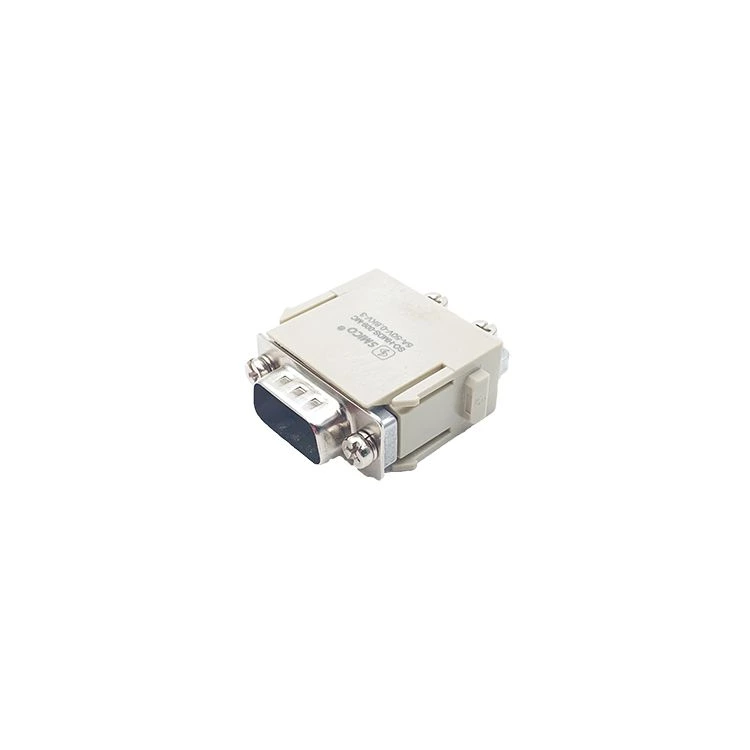 Heavy duty connector D-SUB Modular 9 Pin Connectors With Silver Plated Contacts