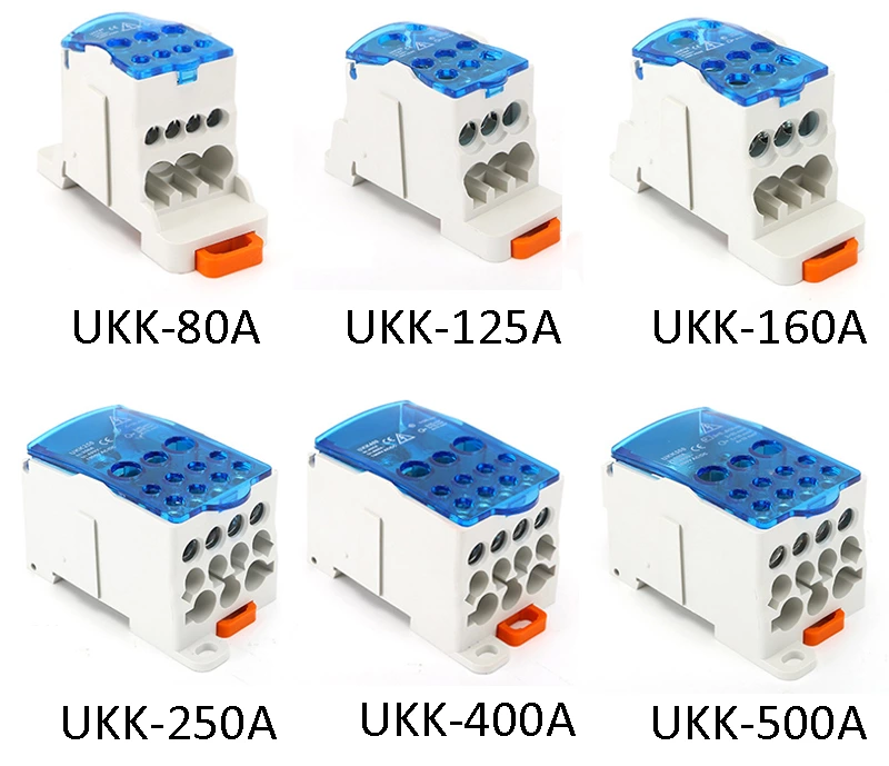 UKK 630A  Single Pole / multipole distribution blocks