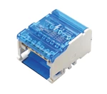 UKK407/125 125A 500V  4 way din rail terminal Copper Bar PA power distributors blocks Cable Box