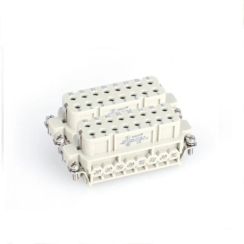 Rectangular Industrial Plug Connector Insulation Resistance