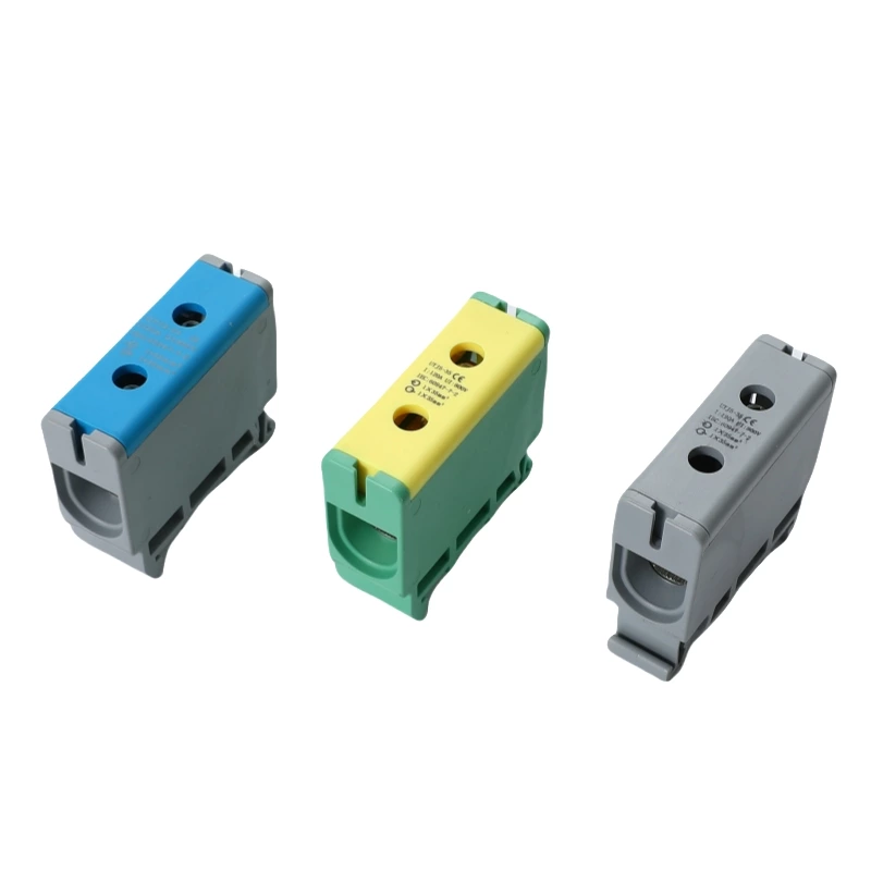 SOT5-35 Aluminum Industrial Disteibution Terminal Blocks Thread Type SOT5 Series For Al Connector 35mm2