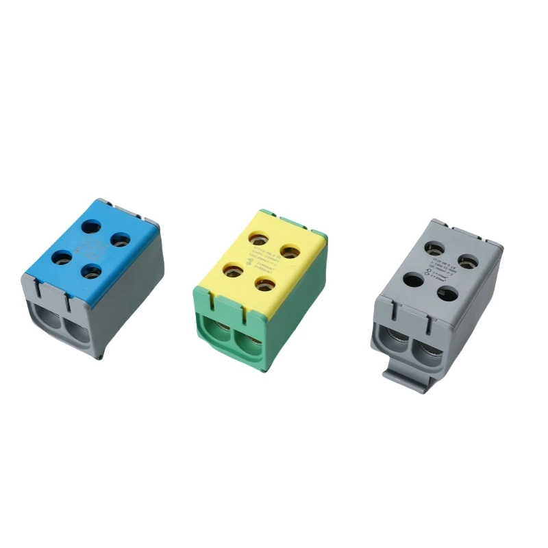 Wire Connector Aluminum Industrial Disteibution Terminal Blocks Thread Type SOT5-50-2  For Al/Cu Connector 2*50mm2