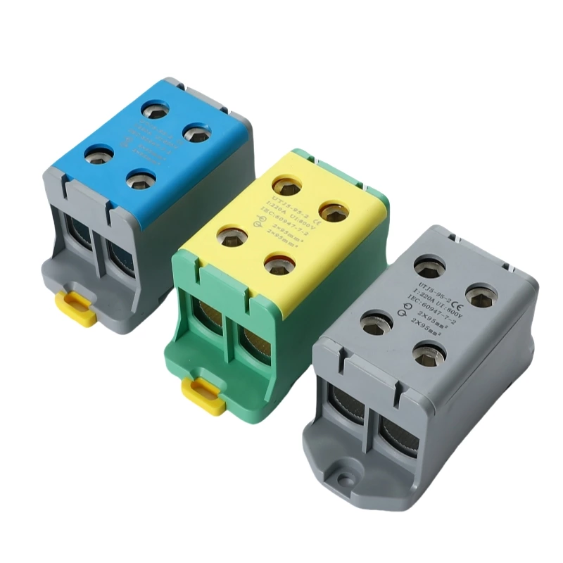 SOT5-95-2 Aluminum Terminal Block Electrical Terminal Connector SOT5 Series For Al Connector 2*95mm2